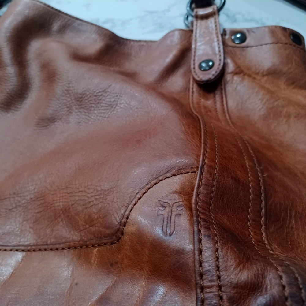 Frye Large Slouchy 15in Melissa Satchel Bag - Picture 10 of 17